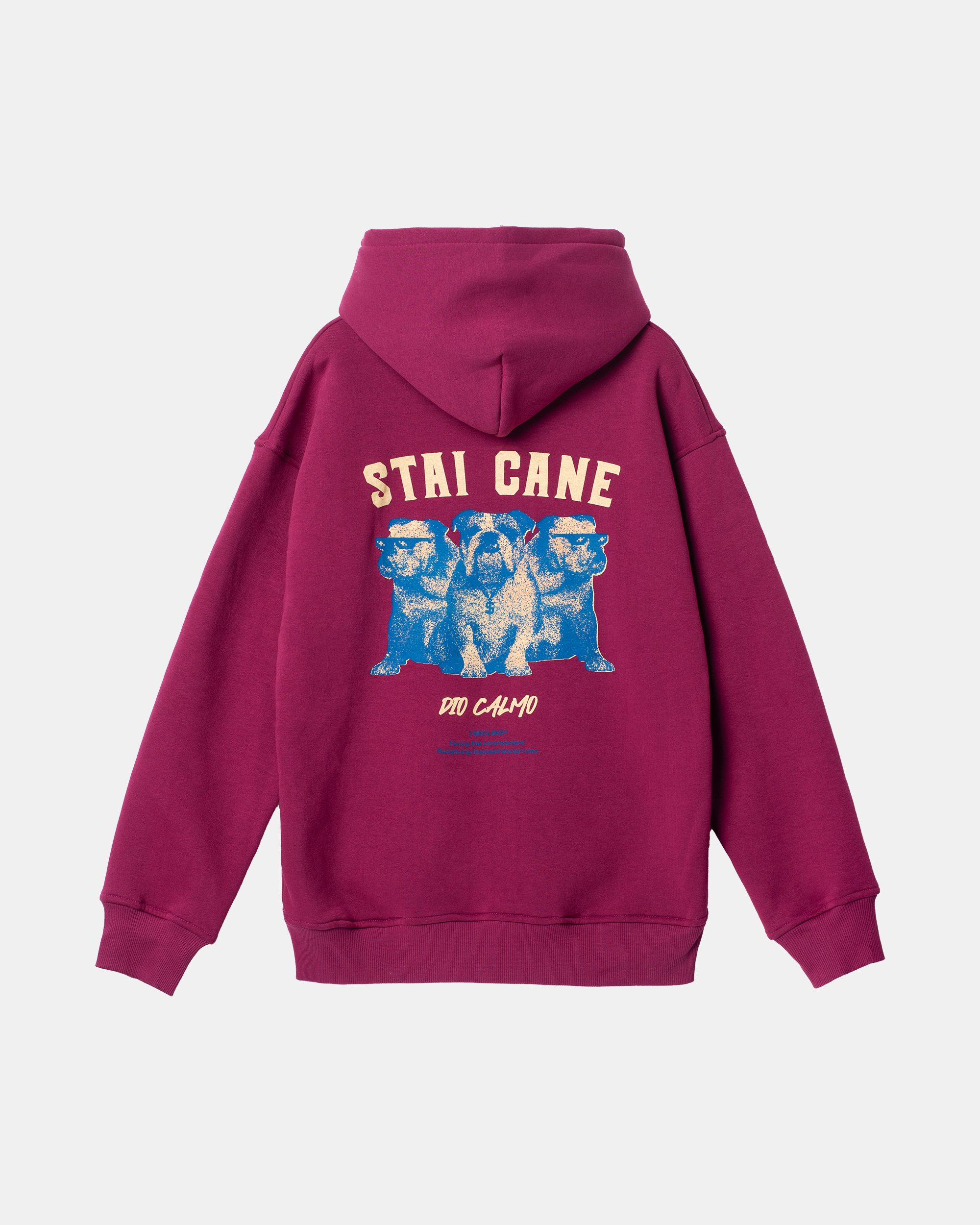 FELPA STAI CANE WINE RED